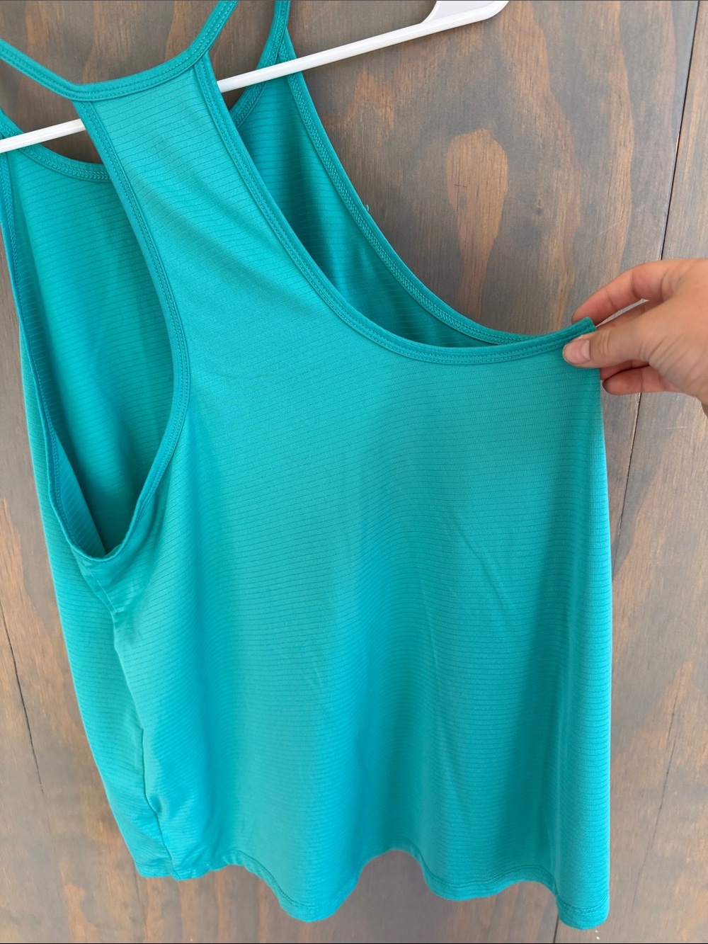 Old Navy Teal High-Neck Racerback Tank - Picture 6 of 8